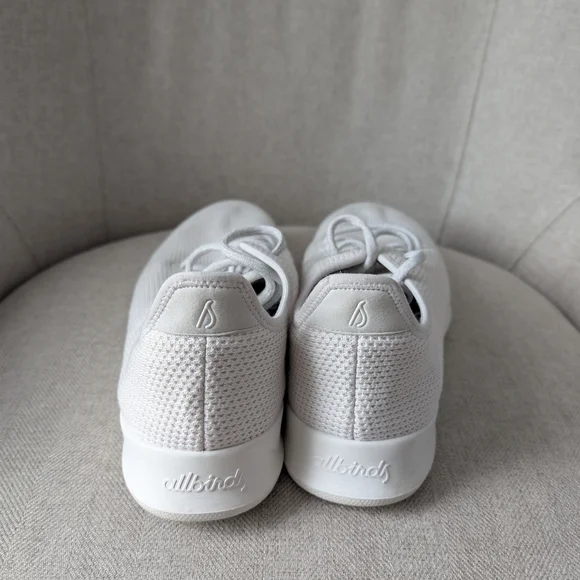 Men's White Allbirds Tree Runners White Size 12 - Picture 5 of 6